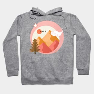 Sunset mountains Hoodie